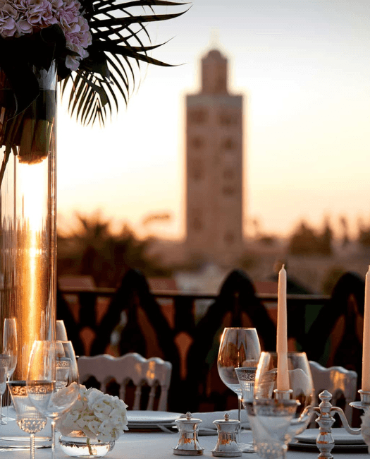 Private celebrations in Morocco – luxury palace event